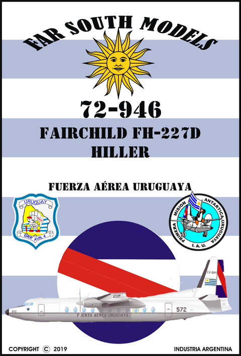 Far South Models 1/72 72-946 Fairchild Fh-227d Hiller