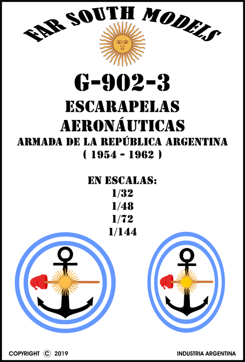 Far South Models G-902-3 Escarapelas Aeronauticas