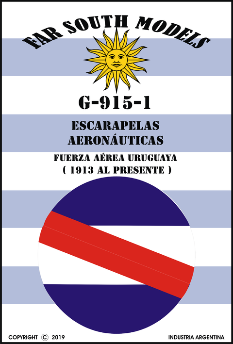 Far South Models G-915-1 Escarapelas Aeronauticas ( 1913 al Presente ) (EX G-913-1)