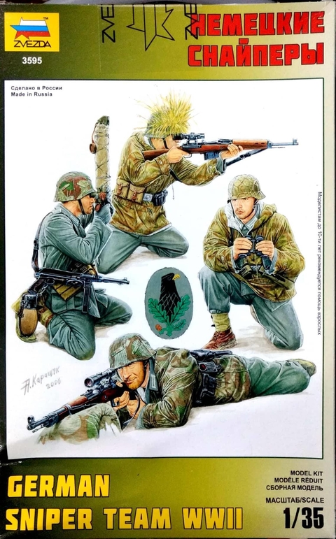 Zvezda 1/35 3595 German Sniper Team