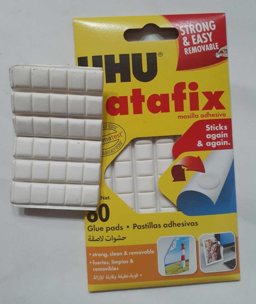 Uhu Patafix 80 Pastillas Adhesivas Reposicionables
