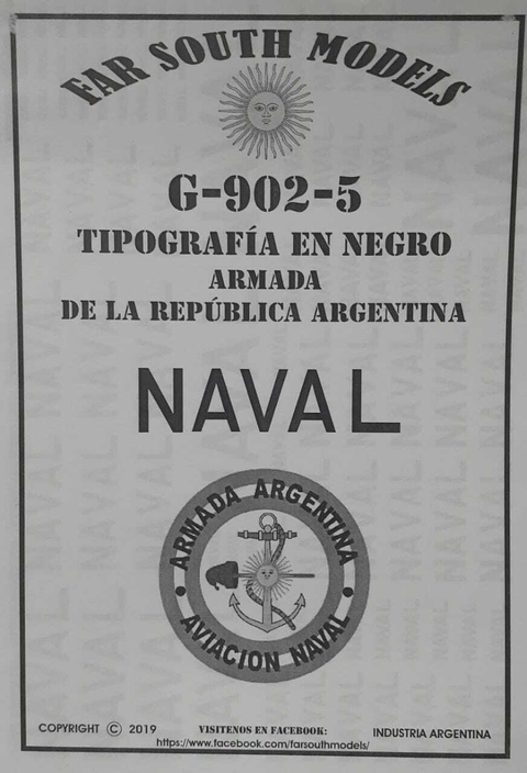 Far South Models G-902-5 Armada Argentina Aviacion Naval