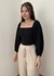 Cropped Sevilha Preto - comprar online