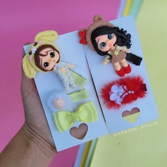 KIT Hair Clip Biscuit - Exclusivo