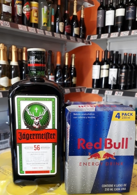 Combo Jager con red bull