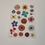 hoja sticker de flores para resina 15x10 - tienda online