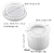 molde de silicona recipiente redondo con tapa - tienda online
