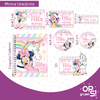 Kit Etiquetas Minnie Unicórnio