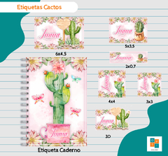 Kit Etiquetas - Cactos