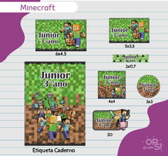 Kit Etiquetas Minecraft - comprar online