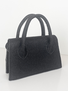 Bolsa Lizzo Preta Lurex - Gato Preto