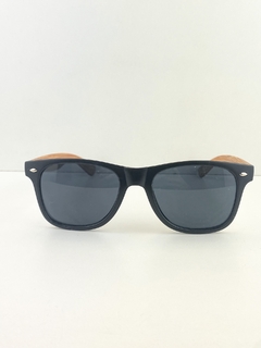 Óculos Bamboo Preto/Marrom Claro - comprar online