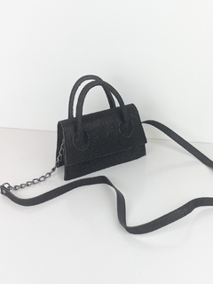 Bolsa Lizzo Preta Lurex - comprar online