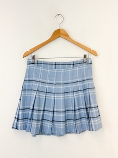 Saia xadrez on sale azul