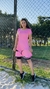 Vestido Tenista cor Rosa com Proteção UV50 - Juliana Perfeito Fio - Moda Fitness Evangélica - Conquiste seus Objetivos com JPF!