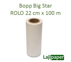 Bopp Holográfico BIG STAR - ROLO 22 cm x 100 m