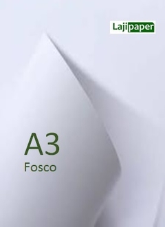 Papel Couchê 250g - Tamanho A3 - MATTE - Pacote 50fls