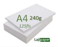 Papel Offset 240g - A4 - Pacote 125 folhas