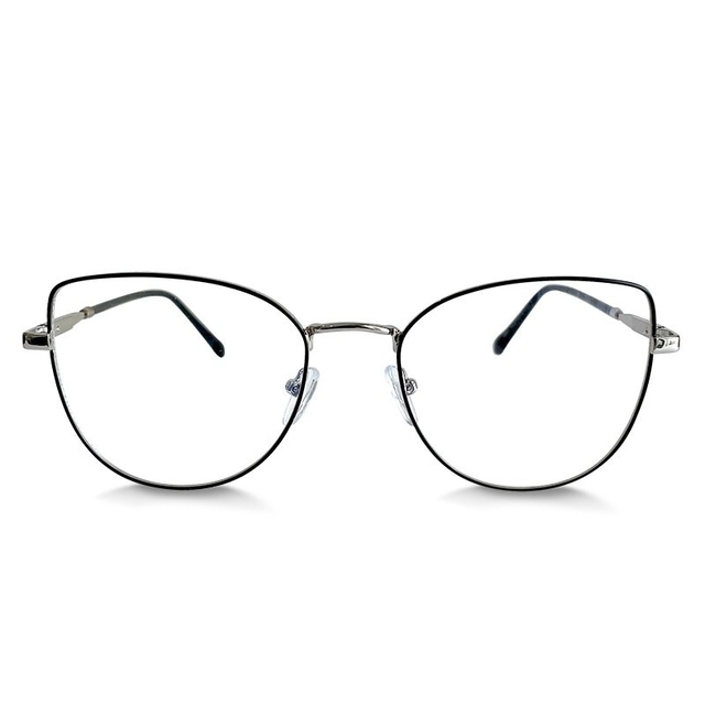 Óculos de Grau Redondo Prata Raissa