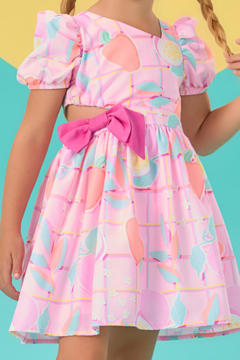 Vestido Infantil Mon Sucré Fruti Flor 044 - comprar online