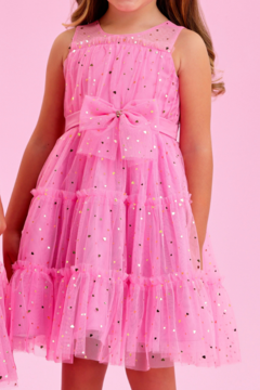 Vestido Infantil Petit Cherie Rosa Bright Garden 166 - comprar online