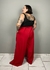 Pantalona Alfaiataria Plus Size Vermelho - comprar online