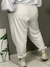 Calça de Moletom branco Plus Size - comprar online