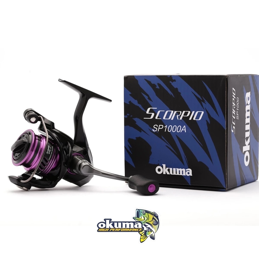 Carrete Okuma Scorpio 6000 Spinning Para Pesca 15kg De Freno