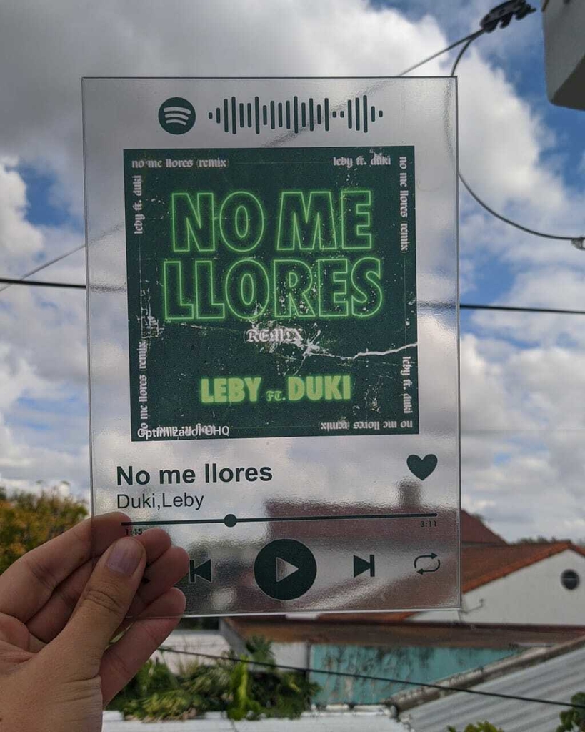 Placa Spotify de madera – El Rincón de Mondo