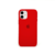 Case Silicone iPhone 12 Mini - Vermelho