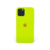 Case Silicone iPhone 12/12 Pro - Amarelo Neon