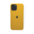 Case Silicone iPhone 12 Pro Max - Amarelo Queimado (Maçã Preta)