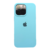 Case Silicone iPhone 14 Pro Max - Azul Caribe