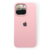 Case Silicone iPhone 14 Pro Max - Rosa (Maçã Preta)