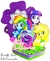 CHICAS PONY ADORNO PARA TORTA x1 U