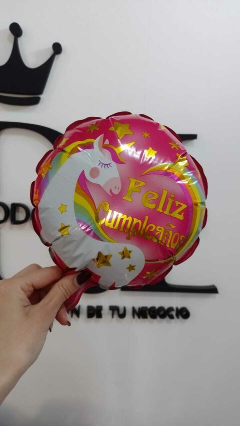 Cod. 503 GLOBO IMPRESO FELIZ CUMPLEAÑOS 10 x1 U