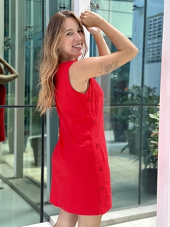 VESTIDO CURTO CLAUDIA VERMELHO - comprar online