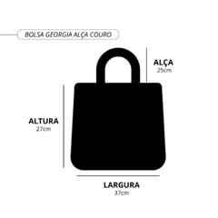 Imagem do BOLSA GEORGIA ALÇA COURO