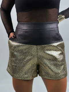 SHORT TWEED DOURADO KELLY - comprar online