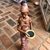* Africana de Gesso Estampa Vermelha 54cm - Misan Artesanato on internet