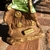Estátua Oxossi Caçador Verde - 22cm (gesso) en internet