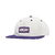 BONE HIGH 6 PANEL LOGO WHITE PURPLE