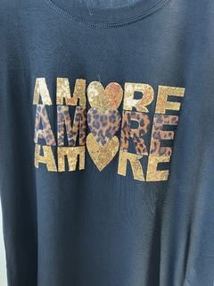 T-shirt Amore preta - comprar online