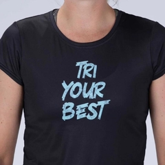 Camiseta Zoot Tri Your Best Feminina na internet