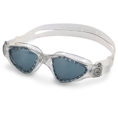 Óculos De Natação Aqua Sphere Kayenne Transparente/Prata - Lente Fumê