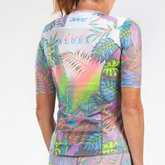 Camisa de Triathlon Feminina Zoot - Live Aloha - loja online