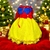 Vestido Branca De Neve 1 A 4 Anos Luxo Com Capa na internet