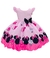 Vestido Rosa Orelhinhas Minnie 1 a 3 Anos