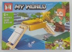 MY WORLD - ROBOT MINECRAFT (minifiguras) - MG 658