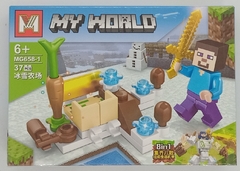 MY WORLD - ROBOT MINECRAFT (minifiguras) - MG 658 - Vinci Toys